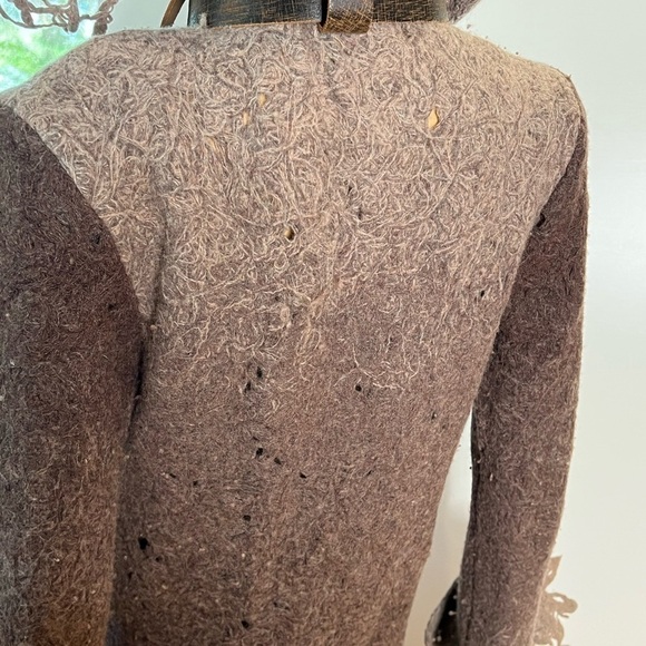 Casch by Gro Abrahamsson Sz 38 Boiled Wool Coat - Work of Art - Picture 12 of 16